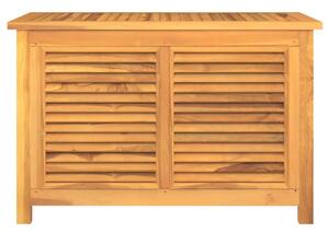 Zahradní úložný box s vložkou 90 x 50 x 58 cm masivní teak