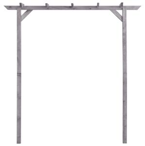 Zahradní pergola šedá 200 x 40 x 205 cm impregnovaná borovice