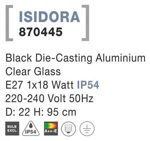 Nova Luce Venkovní závěsné svítidlo ISIDORA, E27 1x12W IP54