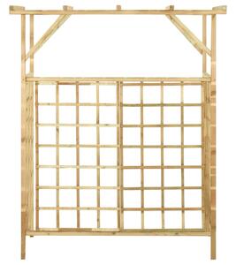 Zahradní pergola pro dvě popelnice impregnované borové dřevo