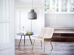 Konferenční stolek "Soround", 14 variant - Woud Varianta: Ø 60 cm - dub, černý | černé nohy (39,5 cm)