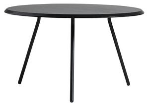 Konferenční stolek "Soround", 14 variant - Woud Varianta: Ø 75 cm - dub, černý | černé nohy (44 cm)