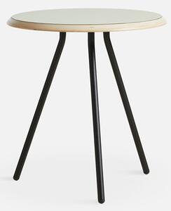 Odkládací stolek "Soround", 4 varianty - Woud Varianta: Ø 45 cm - dub, černý | černé nohy (48,3 cm)