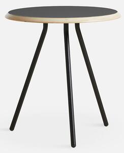 Odkládací stolek "Soround", 4 varianty - Woud Varianta: Ø 45 cm - laminát, šedý | černé nohy (48,3 cm)