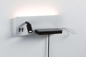 Paulmann - Serra LED Nástěnné Svítidlo USB C Dim. Left Side Matt White/Matt BlackPaulman - Lampemesteren