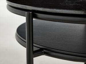 Konferenční stolek "Verde", 2 varianty - Woud Varianta: černý mramor