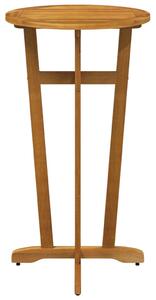 Zahradní barový stůl Ø 60 x 105 cm masivní akáciové dřevo