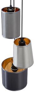 Toolight - Závěsná stropní lampa Metal - šedá - APP971-3Cp