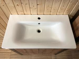 Kingsbath Queen 90 Wotan Oak koupelnová skříňka s umyvadlem