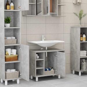 Koupelnová skříňka betonově šedá 60x32x53,5 cm kompozitní dřevo
