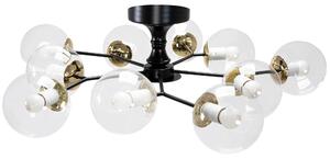 Toolight - Závěsná stropní lampa Lassi - černá - APP1136-10C