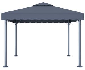 Altán 300 x 300 cm antracitový hliník