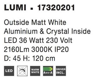 Nova Luce Závěsné svítidlo LUMI, LED 36W 3000K