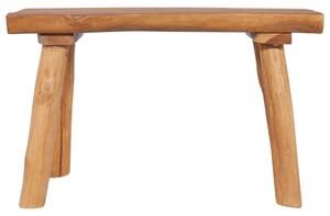 Zahradní lavice 80 cm masivní teakové dřevo