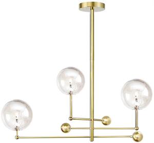Toolight - Závěsná stropní lampa Sphera - zlatá - APP918-3CP