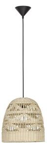 Nova Luce Závěsné svítidlo MARLO přírodní ratan, 46cm, E27 1x12W