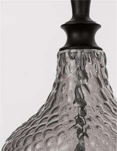 Nova Luce Závěsné svítidlo MAROU kouřové šedé sklo, E27 1x12W