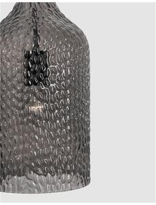 Nova Luce Závěsné svítidlo MAROU kouřové šedé sklo, E27 1x12W