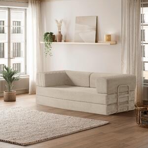 ROZKLÁDACÍ POHOVKA, textil, krémová Livetastic - Rozkládací pohovky, Online Only