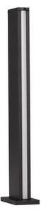 Nova Luce Venkovní sloupkové svítidlo MINOT černý hliník a akryl LED 12W 3000K 122st. IP54