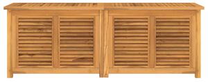 Zahradní úložný box s vložkou 150 x 50 x 55 cm masivní teak