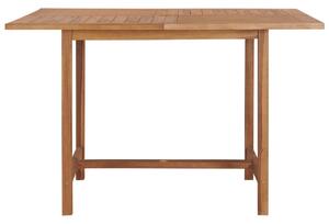 Zahradní jídelní stůl 110 x 110 x 75 cm masivní teak