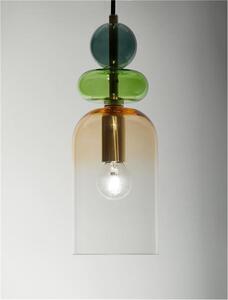Nova Luce Závěsné svítidlo MURANO, 10,8cm, E14 1x5W