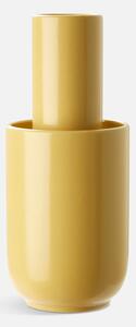 Keramická váza "Amel", střední, 3 varianty - Woud Varianta: hořčicově žlutá