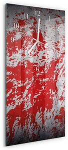 Skleněné hodiny vertikální Skvrny zsppb-30x60-00081061