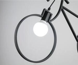 Toolight - Závěsná stropní lampa Rower - černá - APP216-2CP