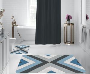 Modré koupelnové předložky v sadě 2 ks – Oyo Concept