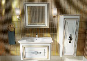 Kingsbath Treviso White 100 koupelnová skříňka s umyvadlem