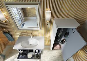 Kingsbath Treviso White 100 koupelnová skříňka s umyvadlem