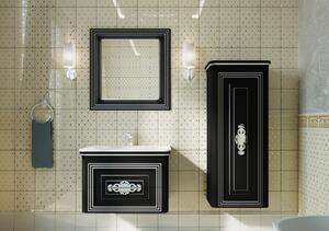 Kingsbath Treviso Black 100 koupelnová skříňka s umyvadlem