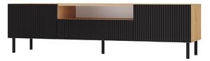 FALCO TV stolek Karis 160-L dub artisan/černá