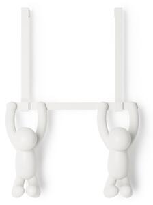 Bílý plastový věšák na dveře 22 cm Buddy – Umbra
