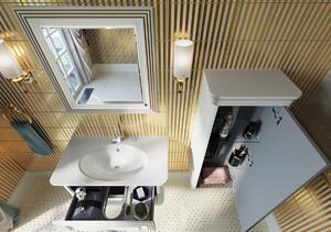 Kingsbath Treviso White 80 koupelnová skříňka s umyvadlem