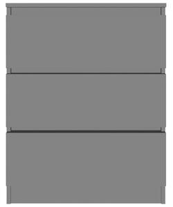 Příborník Incomple - černý s vysokým leskem | 60x35x76 cm