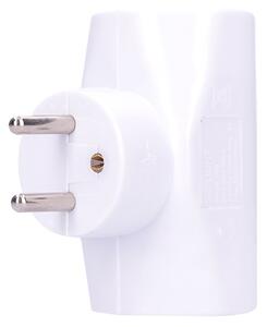 SOLIGHT Zásuvka rozbočovací P90 IP20/230V/2x10A + 1x2,5A, bílá