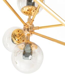 Toolight - Závěsná stropní lampa Lassi 15 - zlatá - APP267-15C