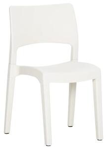 Zahradní židle 2 ks bílé polypropylen