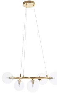 Toolight - Závěsná stropní lampa Lassi - zlatá - APP1158-6CP