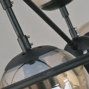 Toolight - Závěsná stropní lampa Lassi - černá - APP264-10C