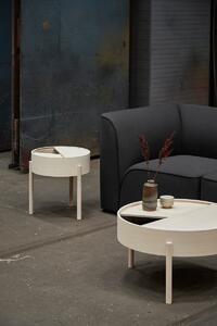 Odkládací stolek "Arc", 2 varianty - Woud Varianta: jasan, černá barva