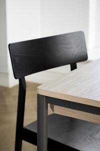 Jídelní židle "Pause 2.0", 8 variant - Woud Varianta: jasan, šedá barva