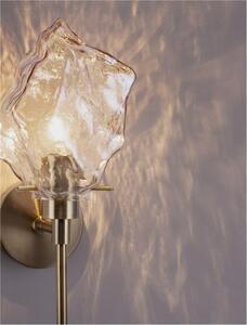 Nova Luce Nástěnné svítidlo ODELLE, amber sklo, E14 1x5W