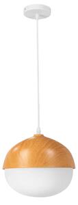 Toolight - Závěsná stropní lampa Peanut - přírodní/bílá - APP951-1CP