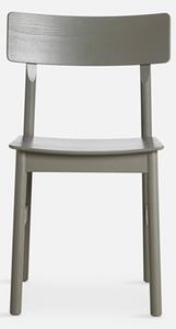 Jídelní židle "Pause 2.0", 8 variant - Woud Varianta: jasan, černá barva, kožené sedadlo