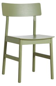 Jídelní židle "Pause 2.0", 8 variant - Woud Varianta: jasan, olivově zelená