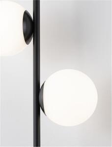 Nova Luce Závěsné svítidlo NUVOLE LED černý hliník a čiré sklo 3000K 16W